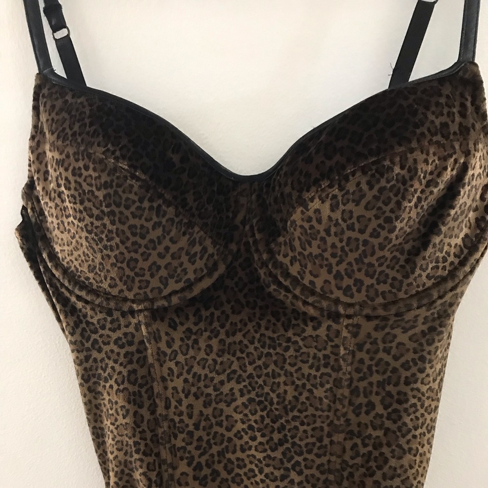NWT Leopard print Victoria’s secret corset